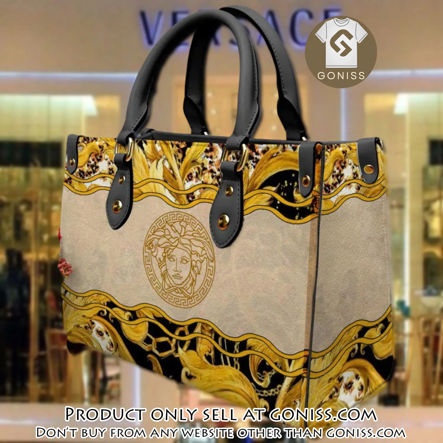 Versace women luxury leather handbag 3d lhb1041 gn0831127
